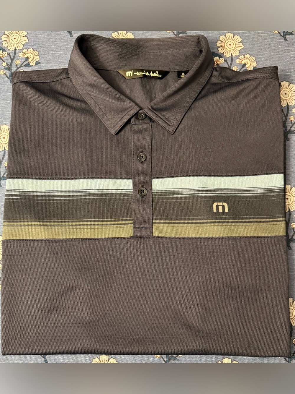 TravisMathew Stretch Performance Golf Polo – Men’s XL – EUC